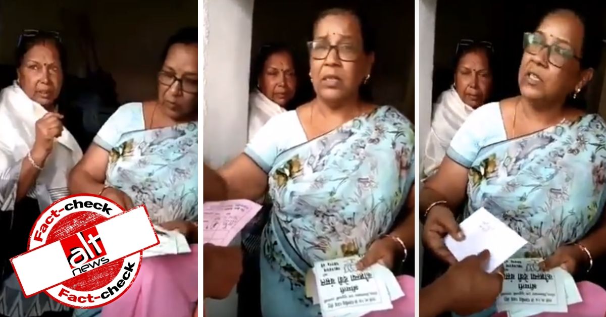 Video related to Chhattisgarh elections shared claiming BJP bribing voters in Delhi - Alt News