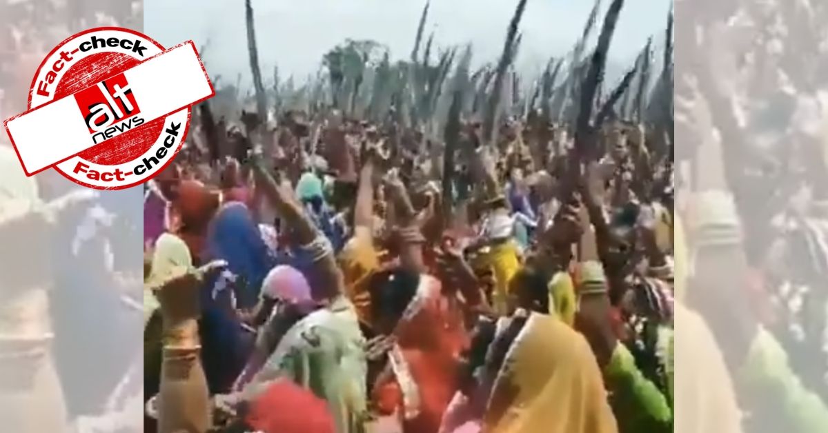 Old video viral as Rajput women with swords standing up against Muslim women of Shaheen Bagh - Alt News