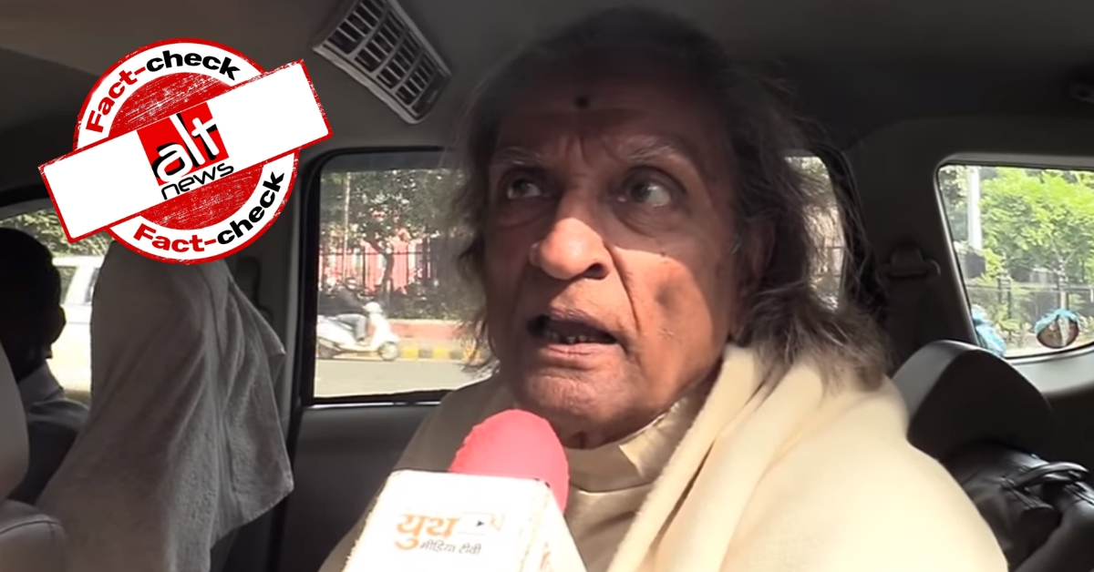 Video of VHP leader viral as Naseeruddin Shah's brother supporting CAA - Alt News