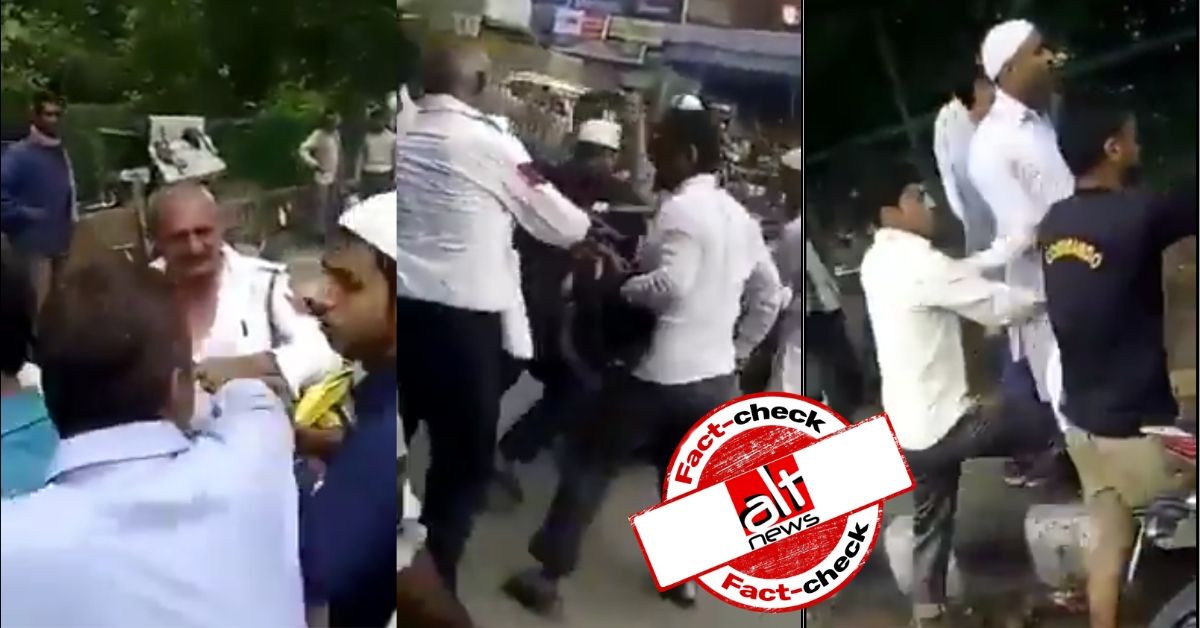 Video from 2015 of traffic cops beaten by a crowd shared with communal narrative - Alt News