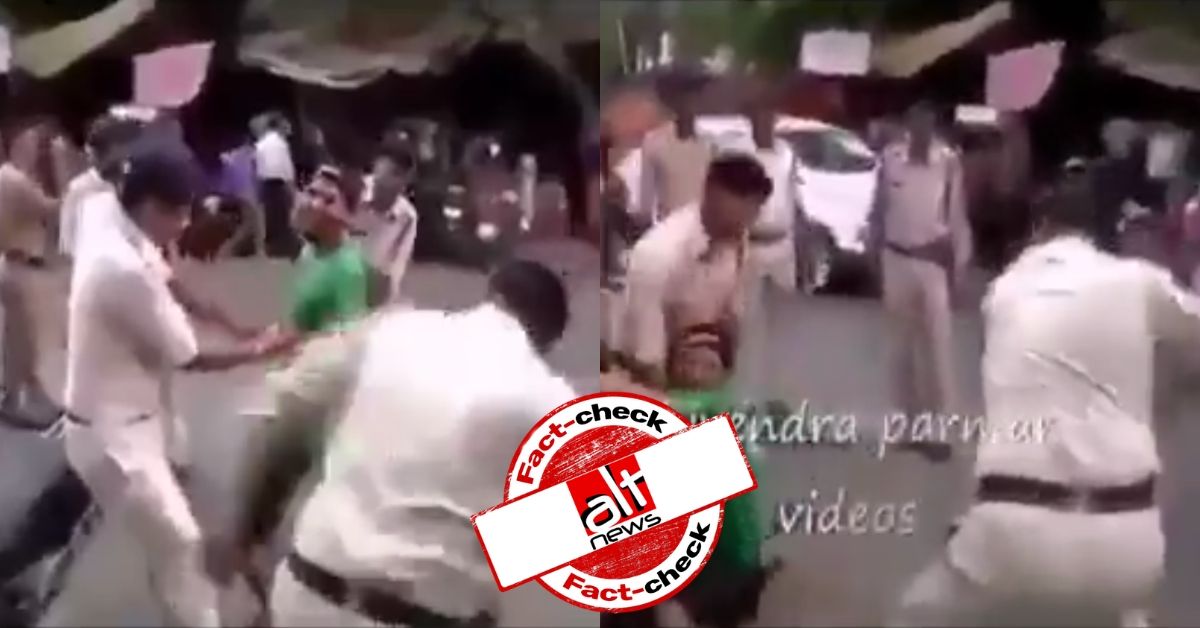CAA Protests: Old video from MP shared as UP police thrashing stone-pelters - Alt News