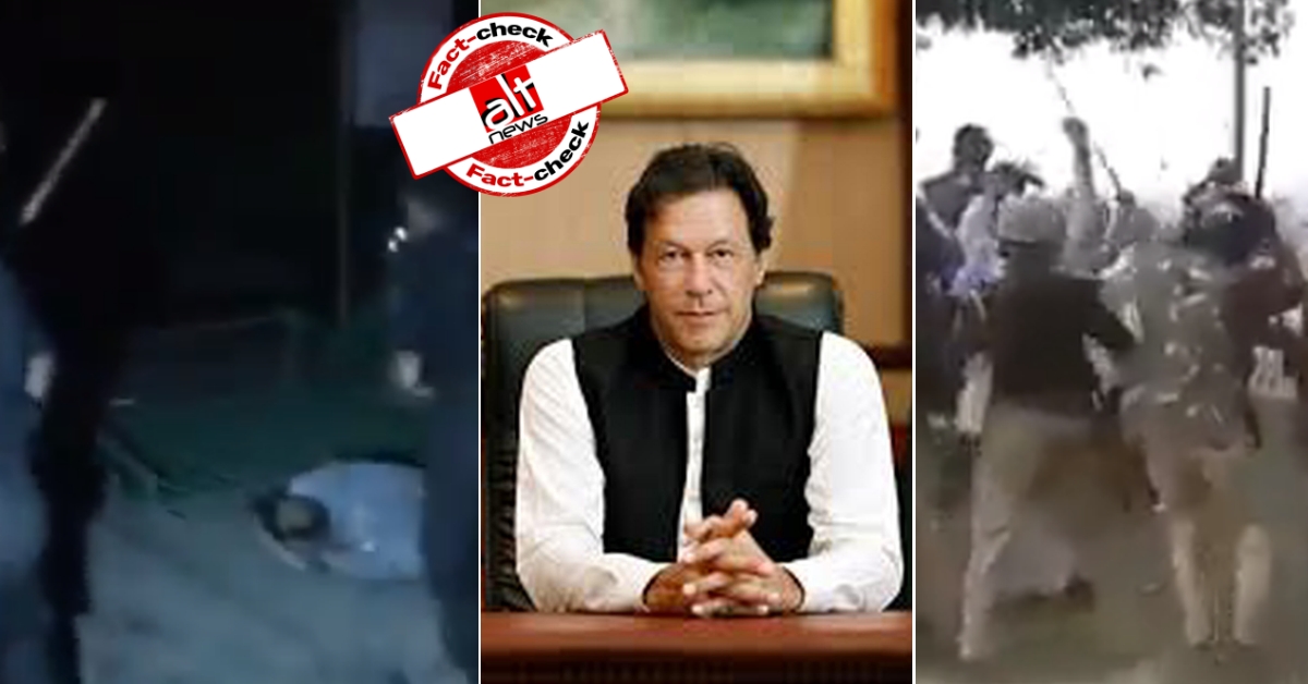 Pak PM Imran Khan shared old, unrelated videos as 'pogrom' against Muslims in India - Alt News