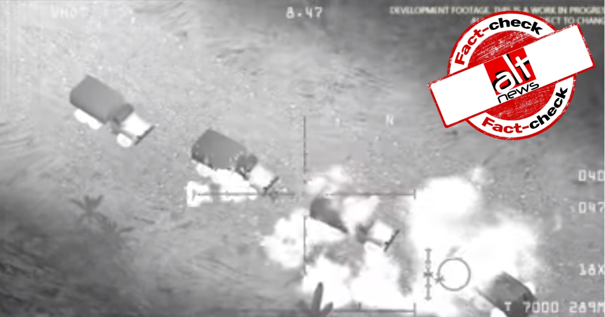 Video game footage viral as US forces taking down Iranian Major General Qassem Soleimani - Alt News