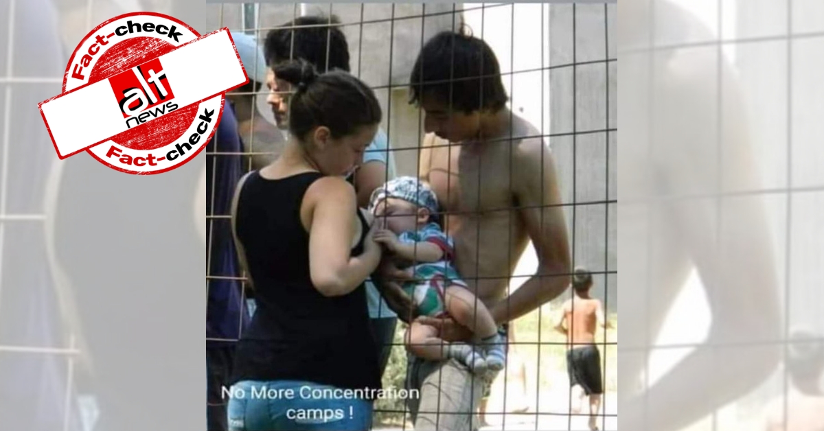 No, photo of mother breastfeeding baby through a fence is not related to NRC - Alt News