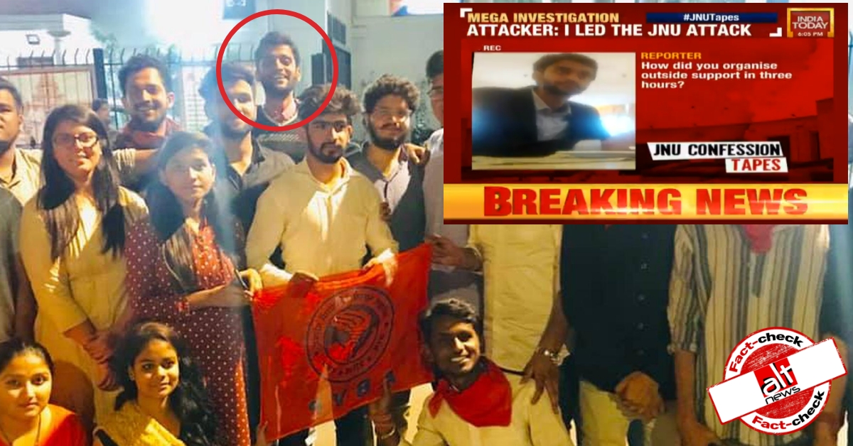 Alt News probes ABVP's link with JNU student exposed in India Today sting - Alt News