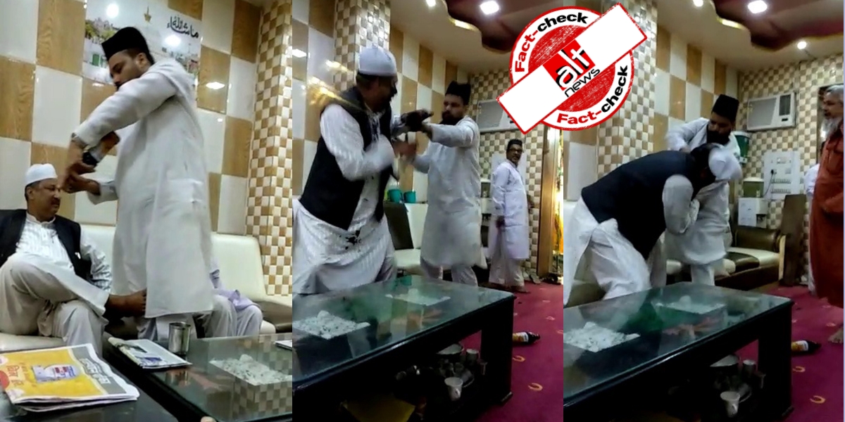 Old, unrelated video viral as BJP leader Inayat Hussain assaulted for supporting CAA, NRC - Alt News