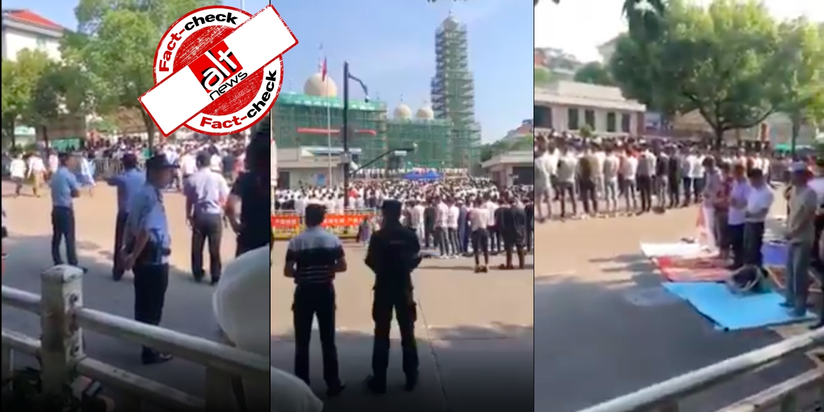 Video viral as non-Muslims offering namaz after coronavirus outbreak in China is baseless - Alt News