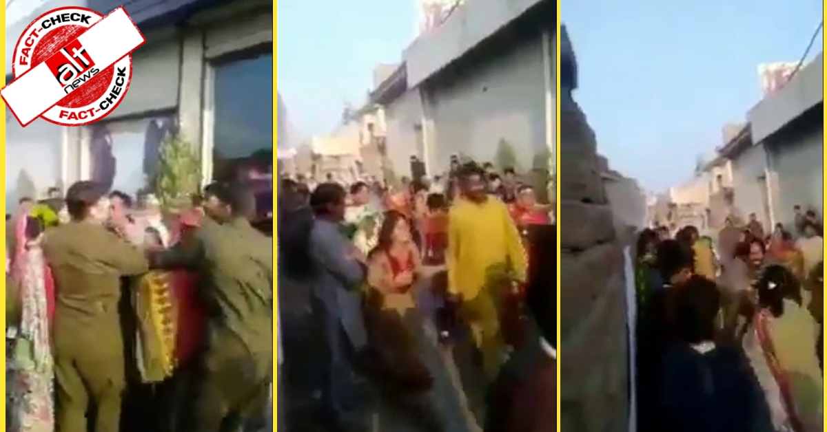 Old video of police excess in Pakistan falsely shared as atrocities on Hindu women - Alt News