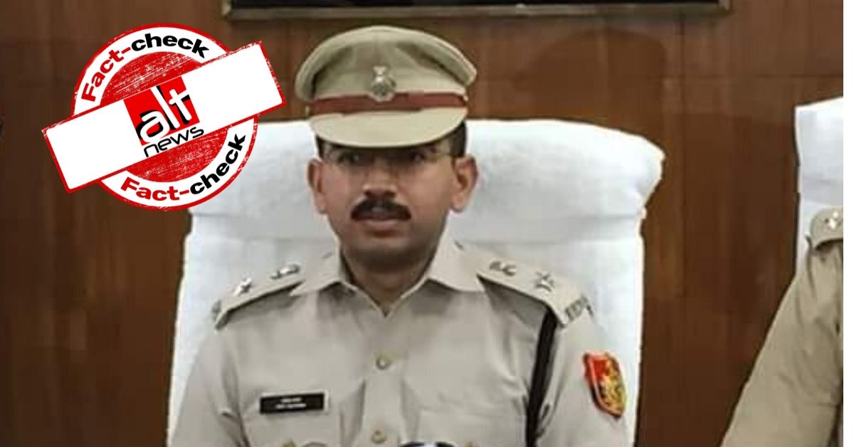 Fake message about DCP Amit Sharma's death during Delhi riots goes viral - Alt News
