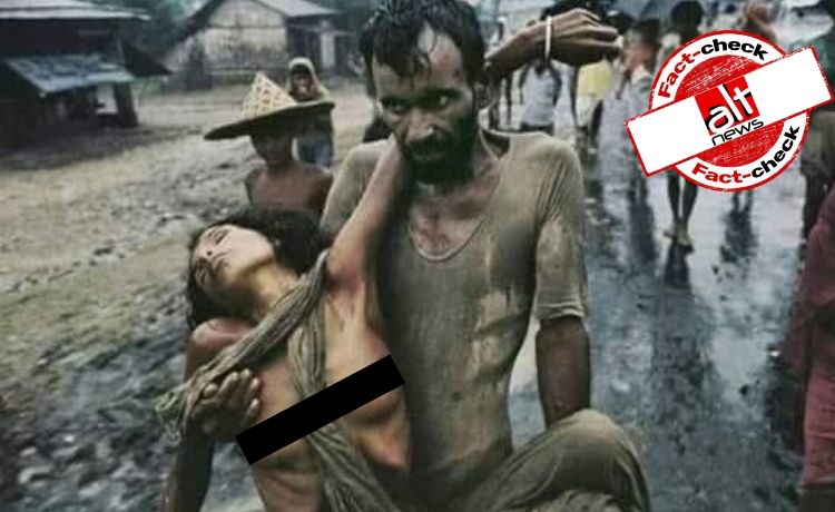 Truth behind photo of man carrying wife during 1971 Bangladesh liberation war - Alt News
