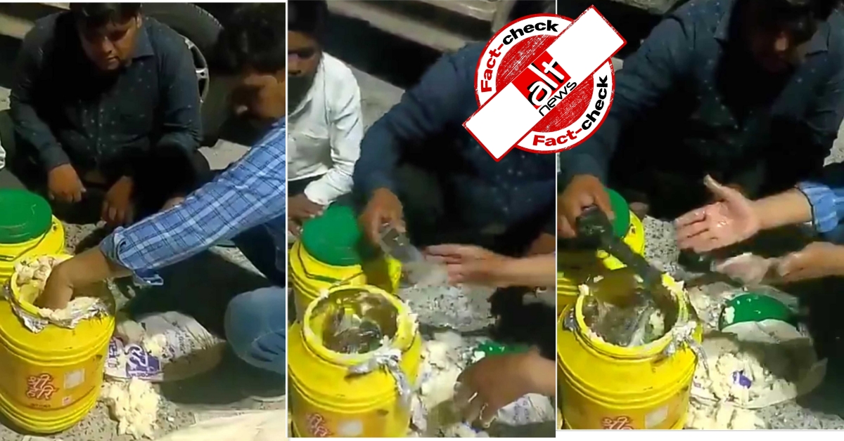 Old, unrelated video of arms hidden inside cans of ghee falsely linked to Delhi riots - Alt News