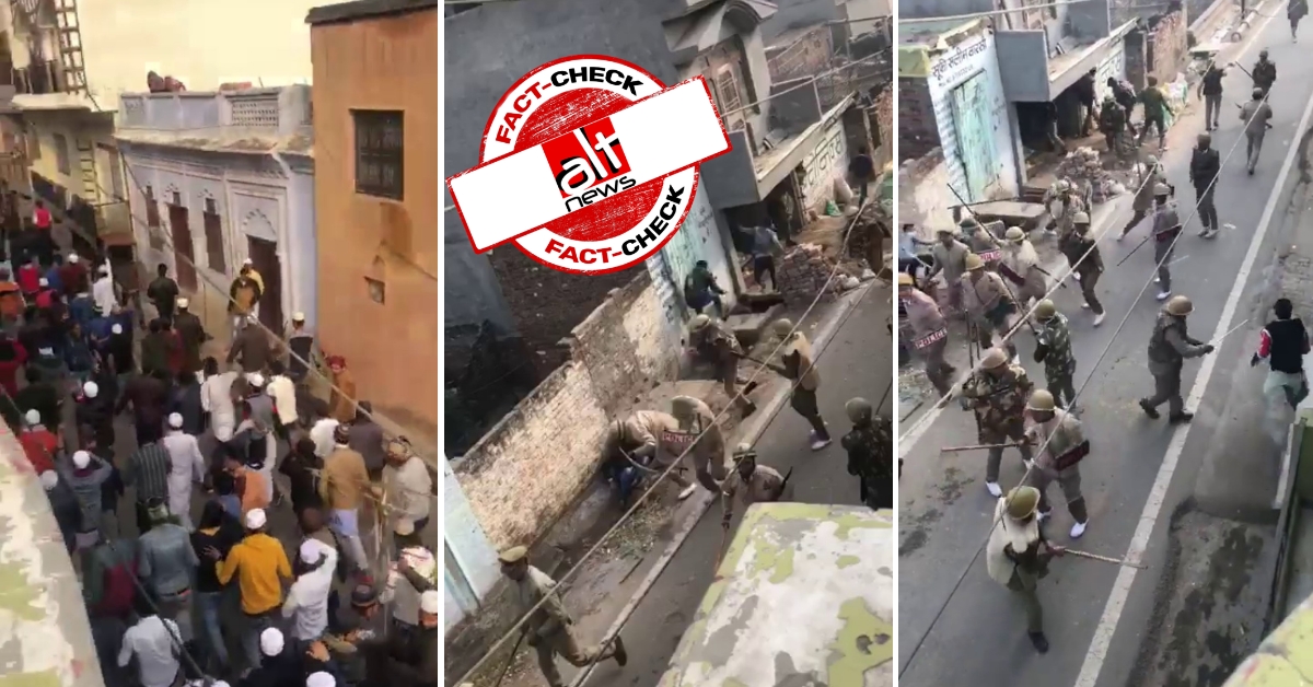 Old video of UP police lathicharge on anti-CAA protesters shared as Delhi police - Alt News
