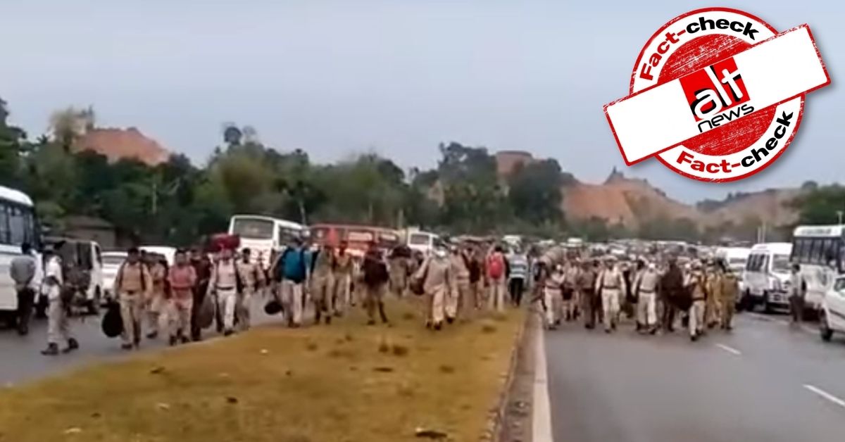 Video of Assam Home Guards chanting 'Go Back Modi' is from March 2021 - Alt News