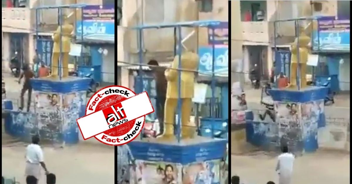 Old video from Tamil Nadu falsely viral as Muslims vandalised Ambedkar's statue in Kerala - Alt News