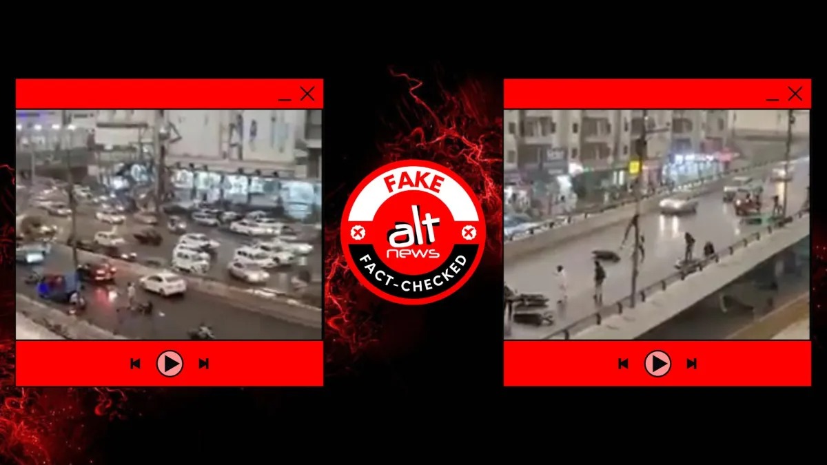 Video of bikes slipping on flyover is from Karachi, not Mumbai or Hyderabad - Alt News