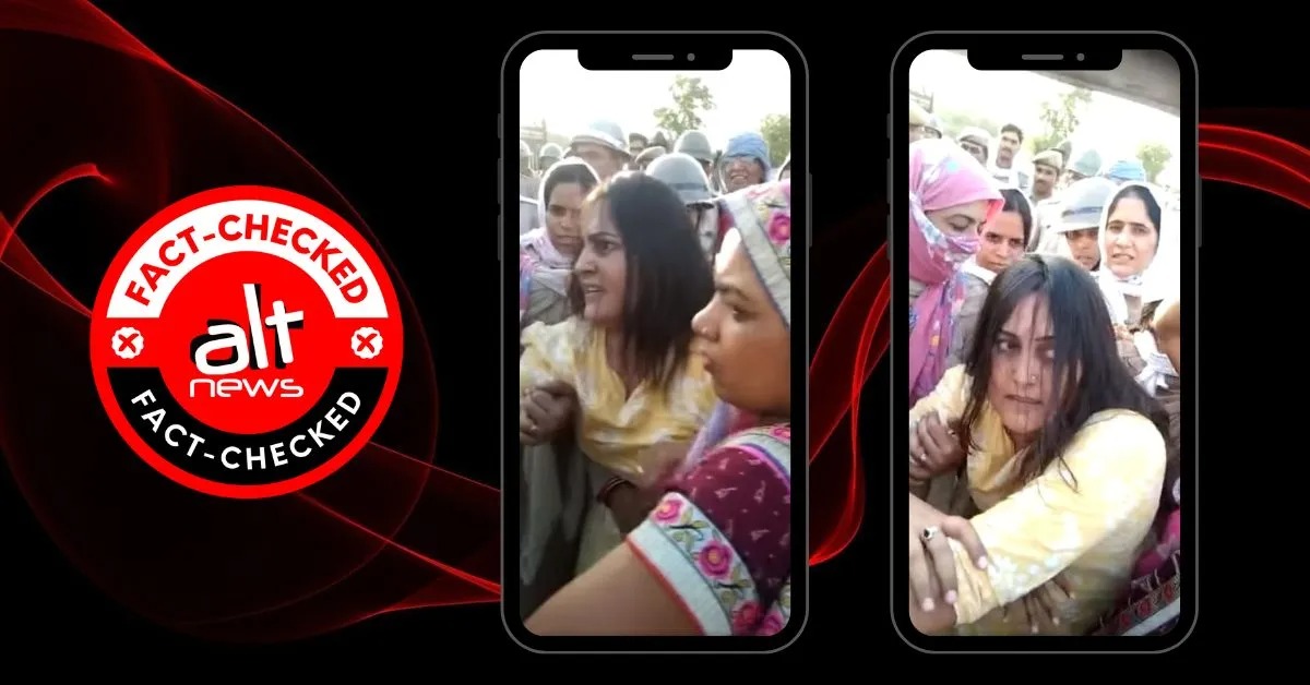 Video from farmers' protest shared as Nupur Sharma's arrest - Alt News