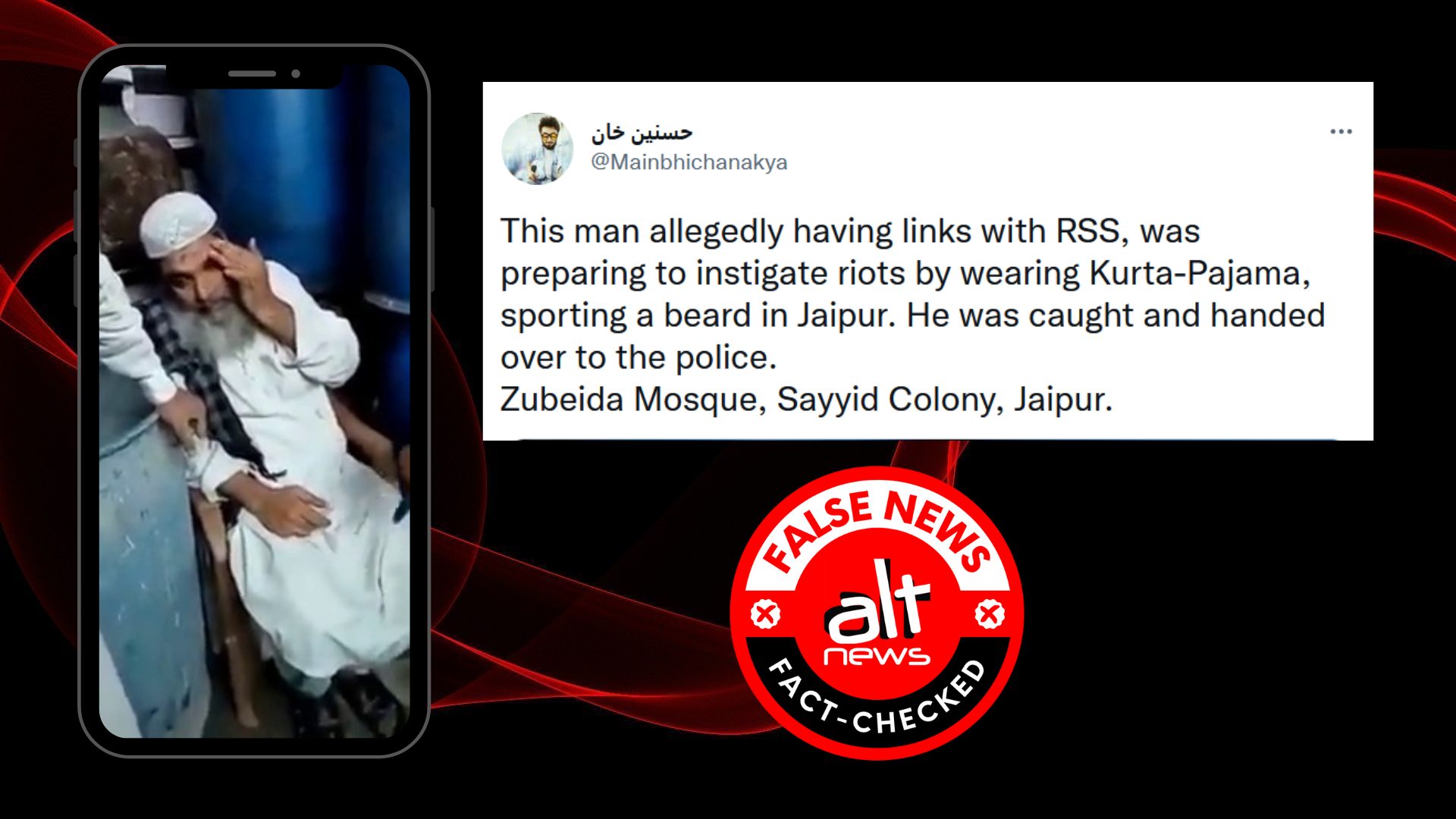 Police denies 'RSS links' of man falsely believed to fake Muslim identity in Jaipur - Alt News