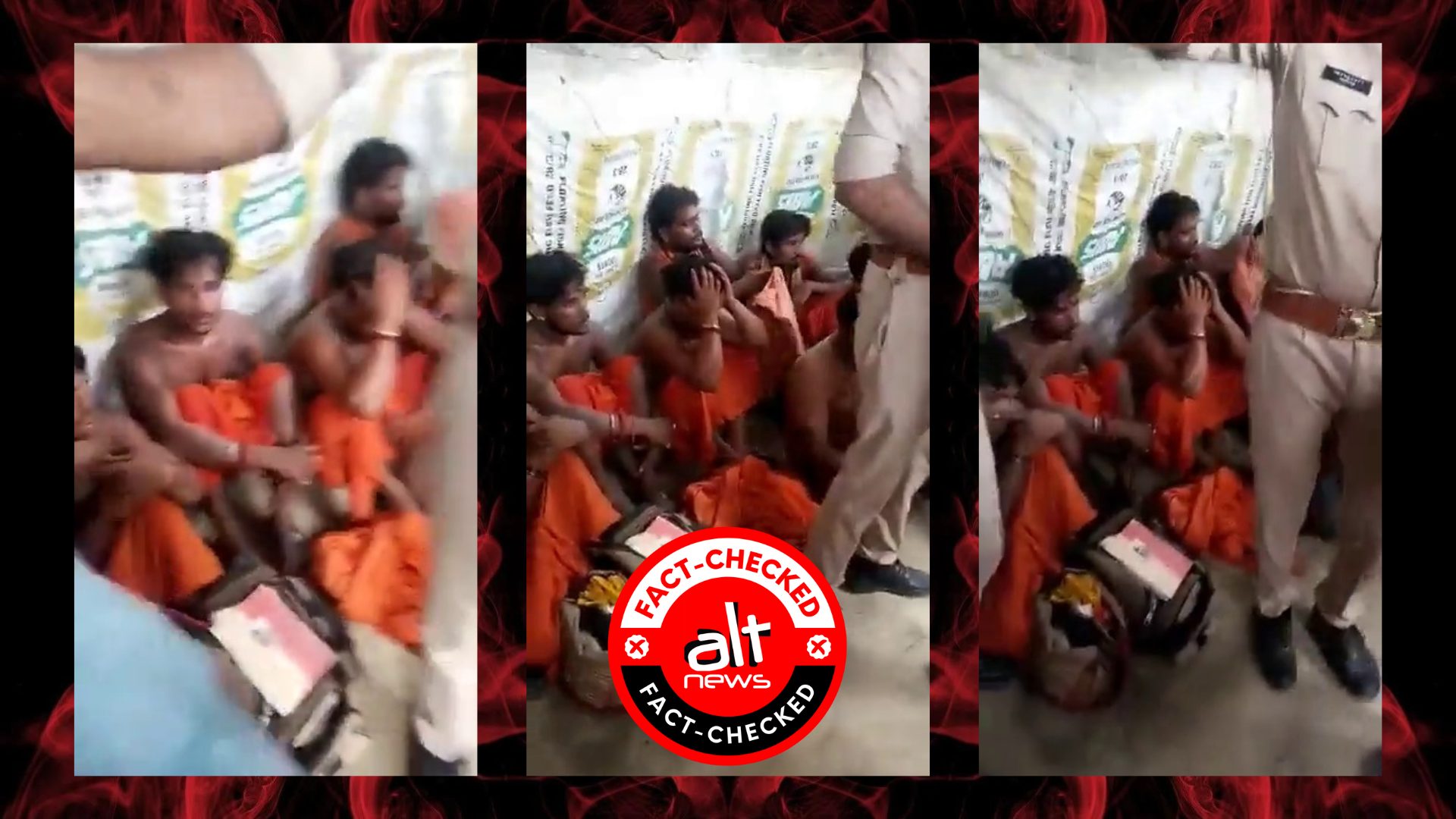 Video claiming arrest of 28 sadhus in Varanasi for child theft baseless, confirm police - Alt News