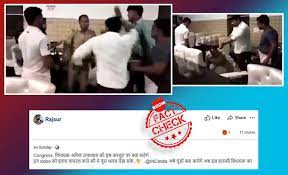 Old Video Of BJP Councilor Thrashing Cop Revived, Shared With False Caption | BOOM