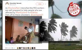 Old Photo Of RSS Volunteers Revived In Wake Of Cyclone Fani In Odisha | BOOM