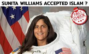 Did NASA Astronaut Sunita Williams Convert to Islam After A Glimpse At Mecca From Space?