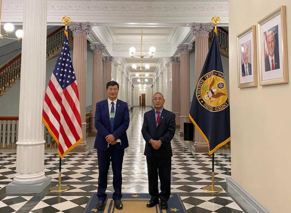Tibetan govt-in-exile President Lobsong Sangay creates history for CTA by visiting White House