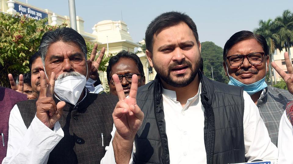 FIR lodged against Tejashwi, others for demonstrating against farm laws in prohibited area
