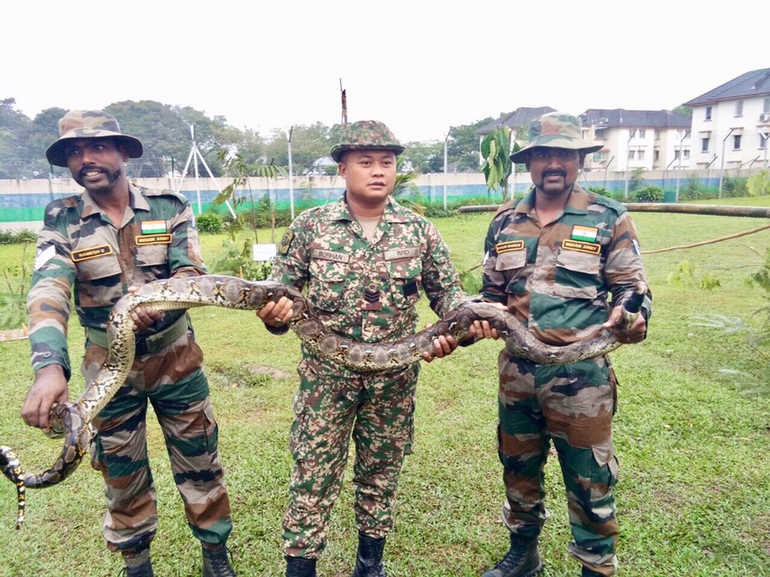 Harimau Shakti: Indian & Malaysian Army learn jungle survival techniques