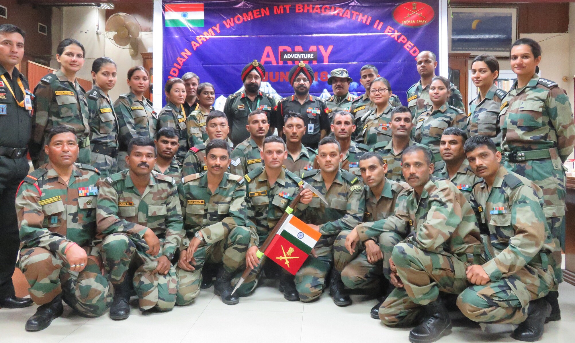 Indian Army Women Officers off to Mt Bhagirathi II