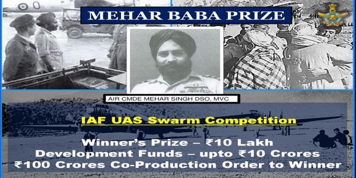 IAF announces 'Mehar Baba Prize' for drones development