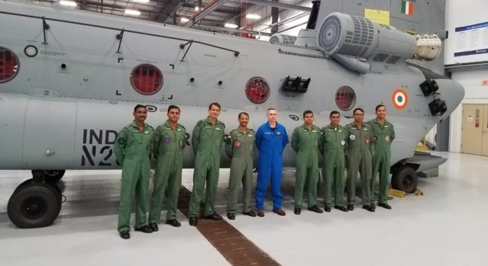IAF crew starts training on Chinook helicopters at US facility