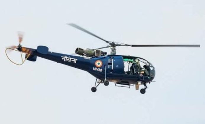 HAL delivers Chetak Helicopter to Indian Navy ahead of schedule