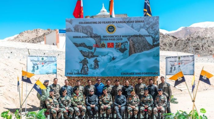 Himalayan Heights Motorcycle Expedition flagged in at Leh