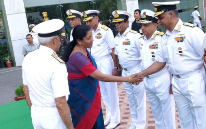 Top naval commanders discuss reorganisation of Indian Navy for ops efficiency