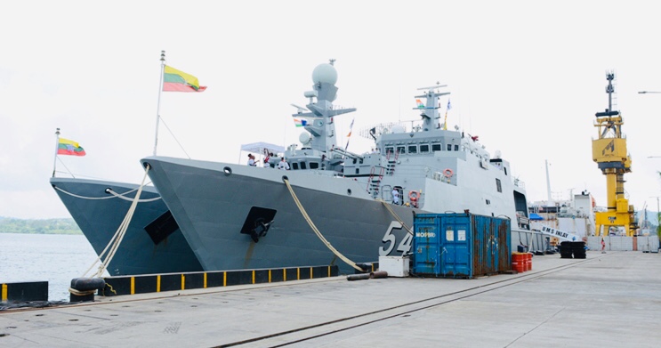 Myanmar Navyâ€™s ships arrive for 8th Indo-Myanmar CORPAT at Port Blair