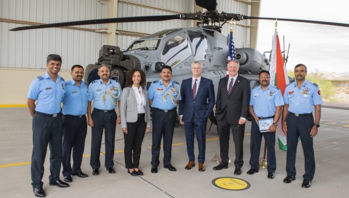 IAF receives 1st Apache attack helicopter