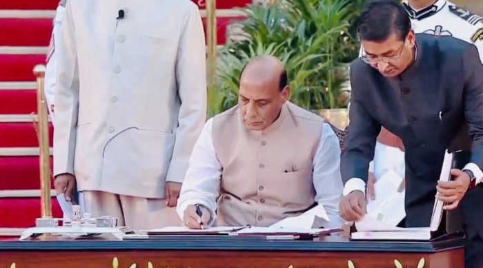 Rajnath Singh becomes new defence minister