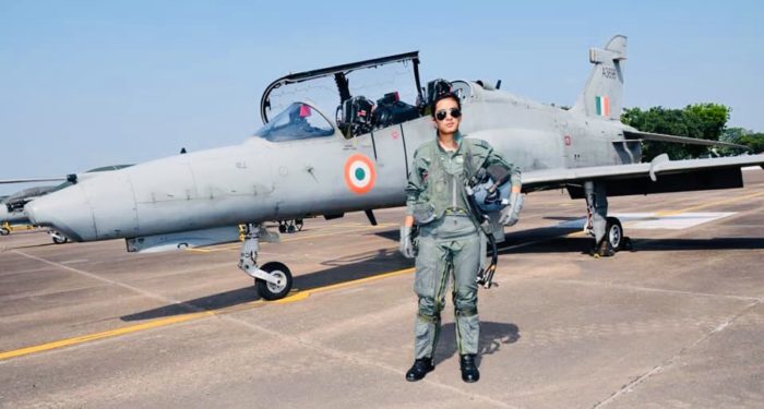 Mohna Singh becomes 1st woman fighter pilot fully Ops by day on Hawk