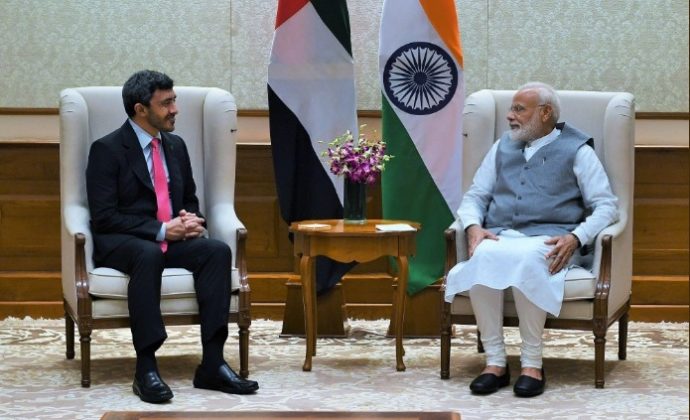 UAE Foreign Minister meets PM Modi