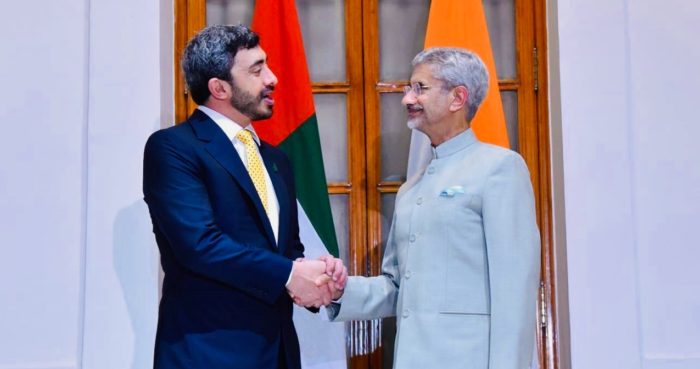 UAE Foreign Minister meets Dr Jaishankar, discusses bilateral & regional issues