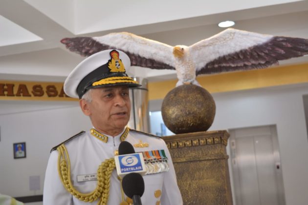 Navy Chief commissions INS Kohassa in Andaman and Nicobar Island