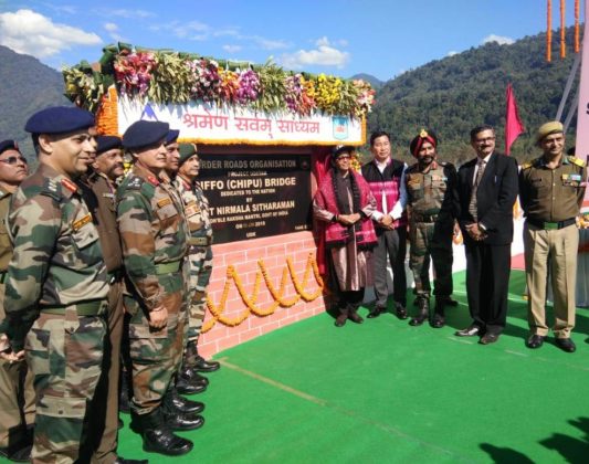 Sitharaman dedicates Diffo bridge in Arunachal Pradesh to nation