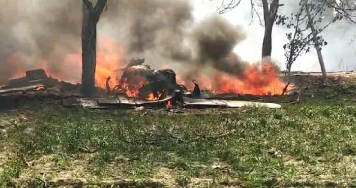 IAF’s jaguar aircraft crashed in Kushinagar, pilots safe