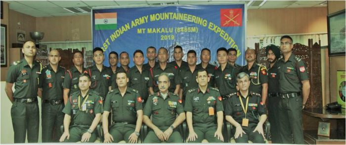 First Indian Army mountaineering expedition to Mt Makalu flagged off