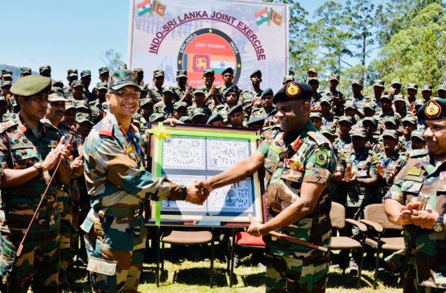 Mitra Shakti: Sri Lankan Army Chief praises Indian troops’ tactical drill