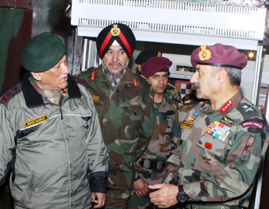 Army Chief visits White Knight Corps in Nagrota amidst tension at LoC