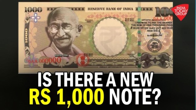 Is Modi govt launching a new Rs 1,000 note?
