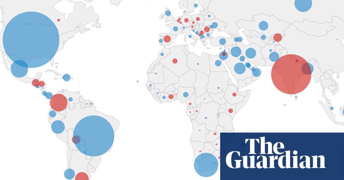 Covid world map: which countries have the most coronavirus cases and deaths?