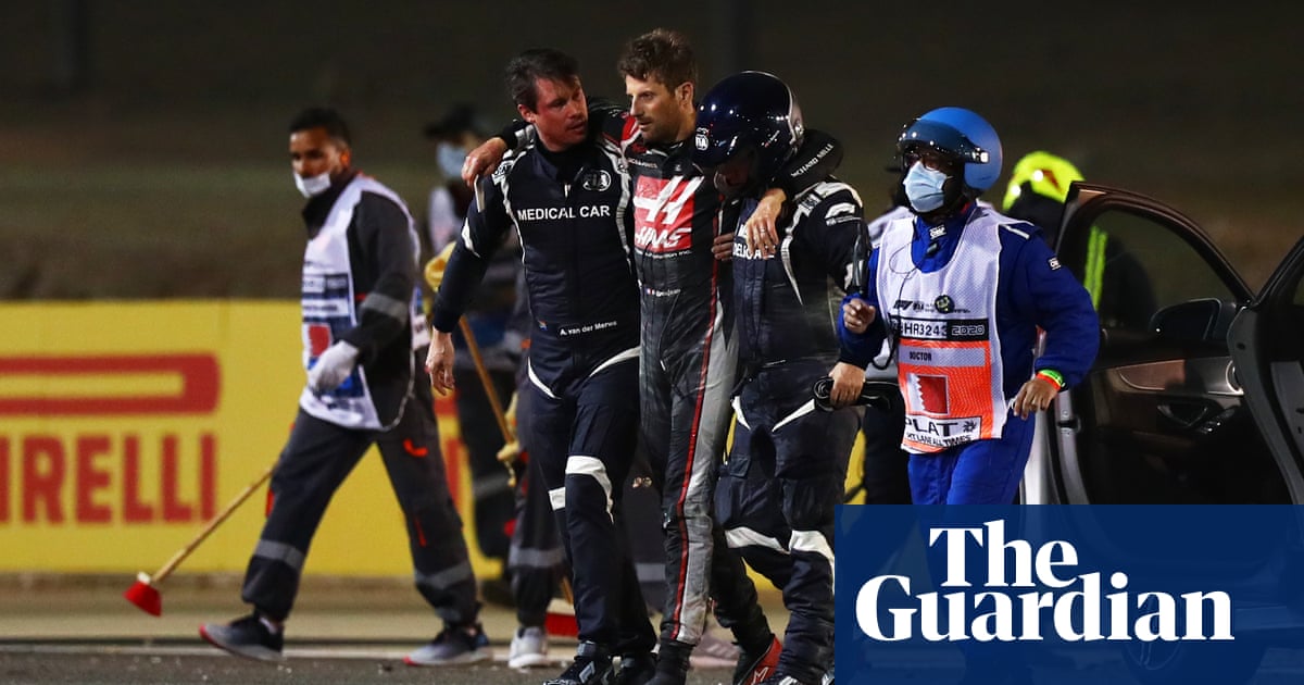Romain Grosjean to leave hospital but miss next race after Bahrain fireball