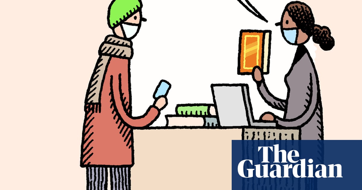 Tom Gauld on buying a book for Christmas - cartoon